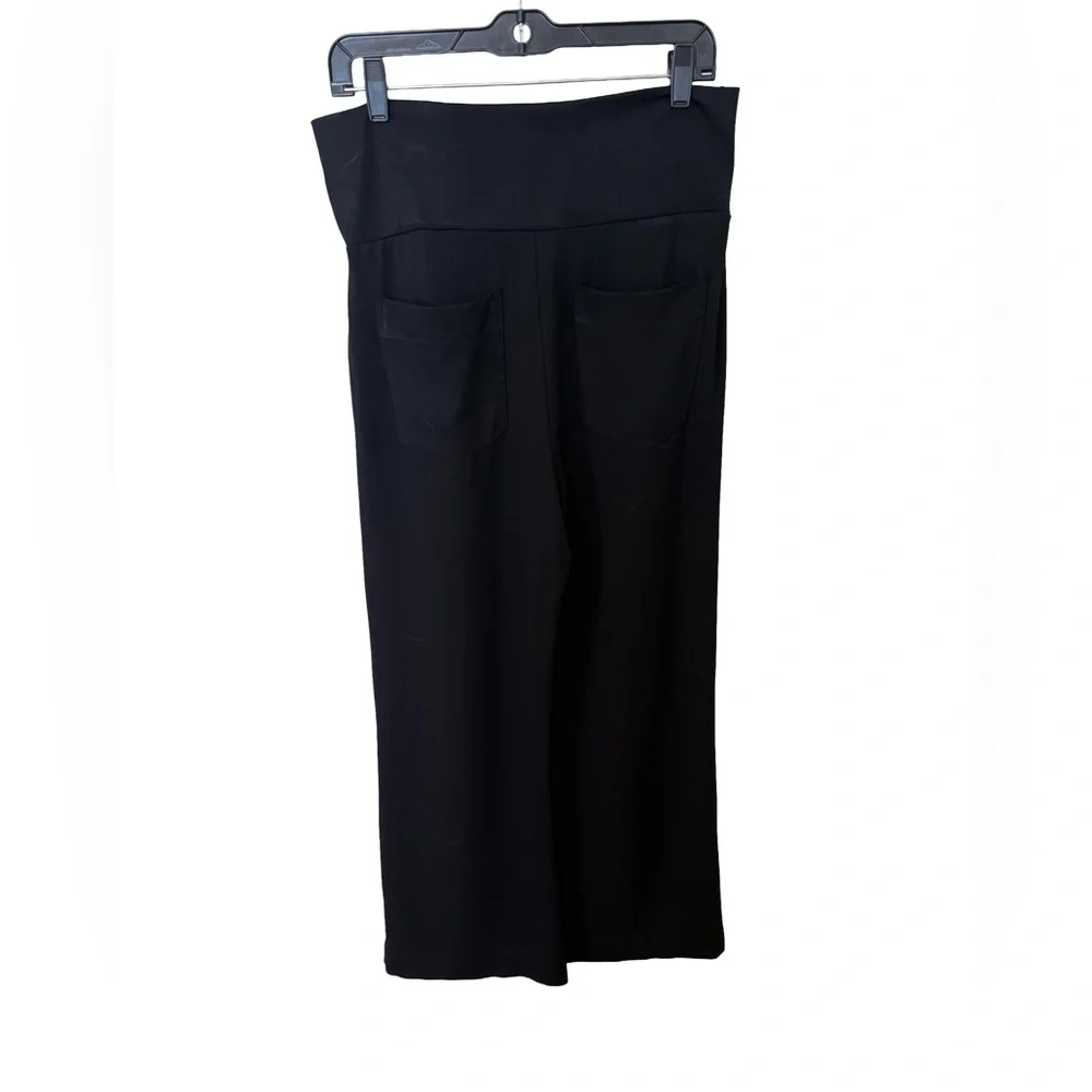 Cabi Chance Wide Leg Pant Black High Rise Trousers Work Career Size Medium - Picture 5 of 11